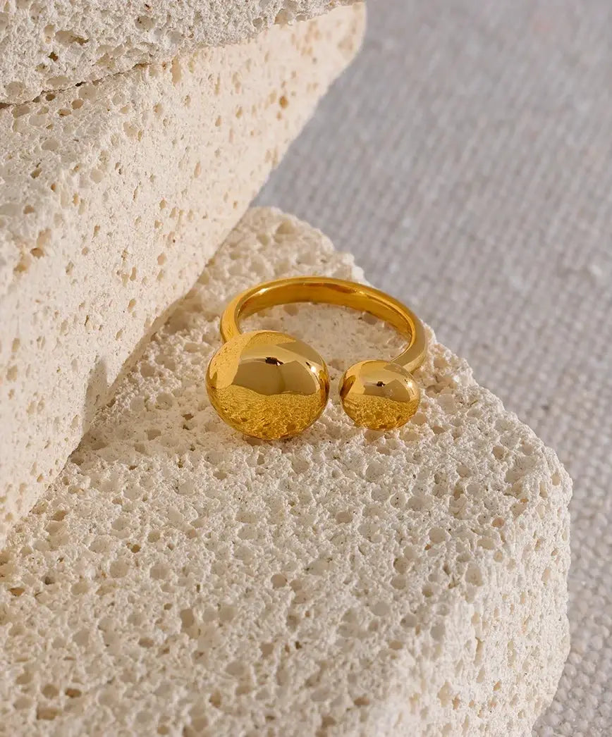 Bague Dualité en acier inoxydable