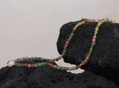 Collier Éclat Bohème en pierres naturelles