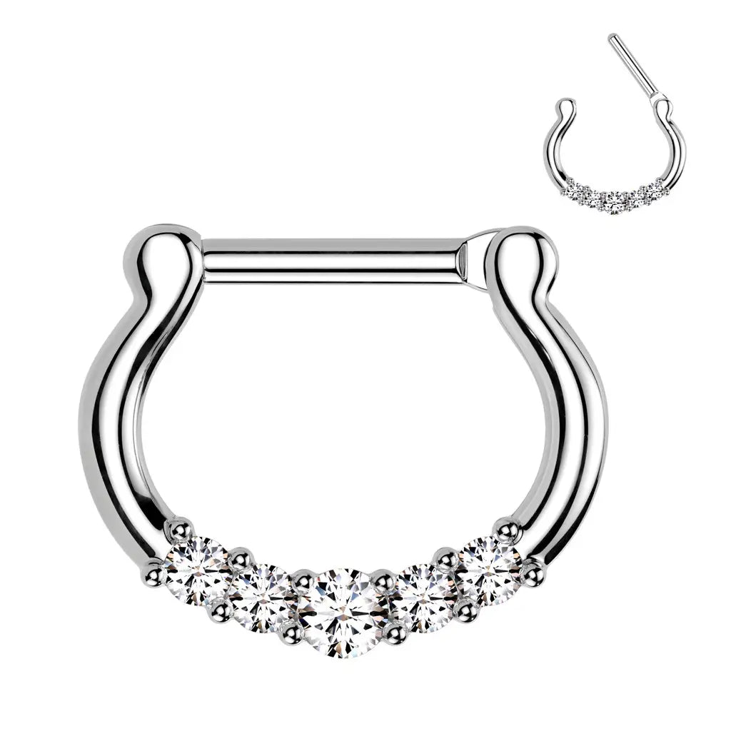 Piercing septum clicker Lueur