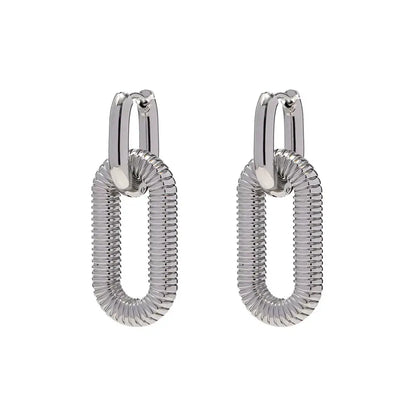 Boucles d’oreilles Pollie en acier inoxydable