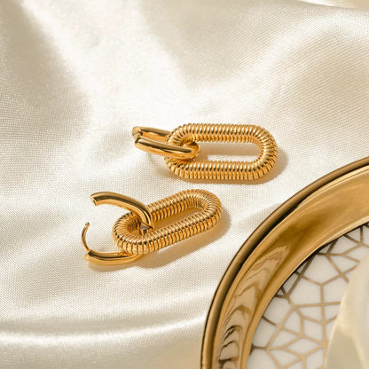 Boucles d’oreilles transformables en acier inoxydable