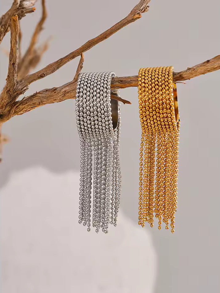 Bague Chains avec pendentifs dorés