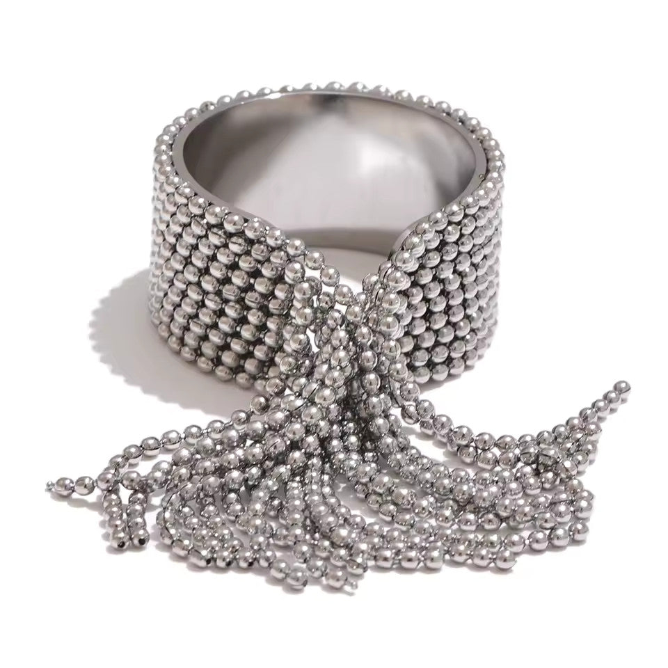 Bague Chains avec pendentifs dorés
