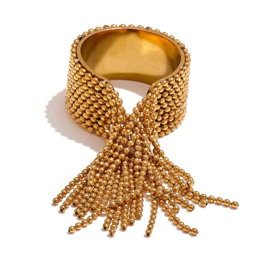 Bague Chains avec pendentifs dorés