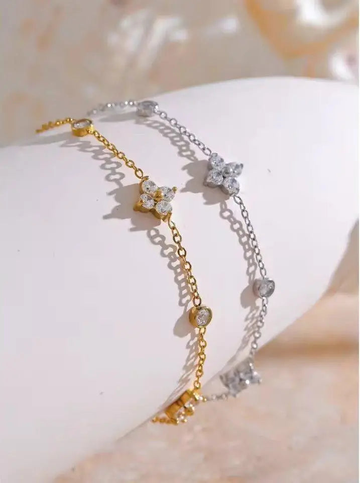 Bracelet élégant Rosée du matin en acier inoxydable