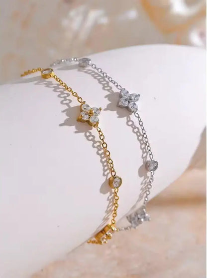 Bracelet élégant Rosée du matin en acier inoxydable