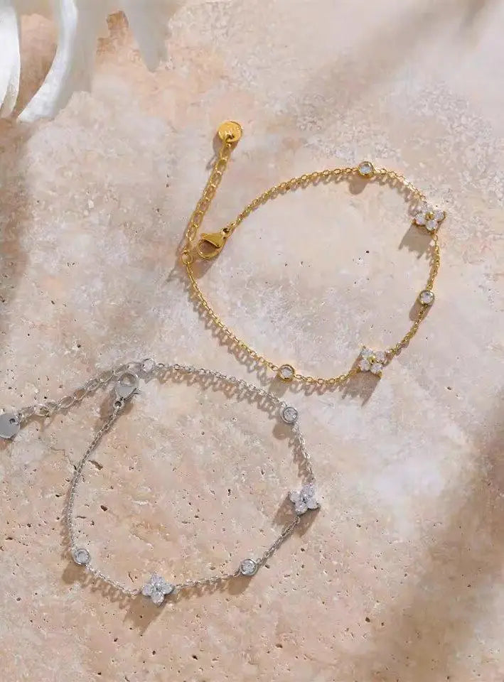 Bracelet élégant Rosée du matin en acier inoxydable