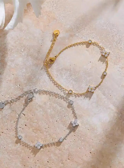 Bracelet élégant Rosée du matin en acier inoxydable