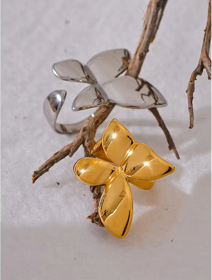 Bague Papillon dorée