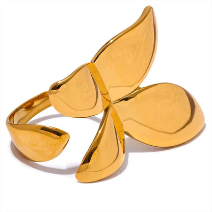 Bague Papillon dorée
