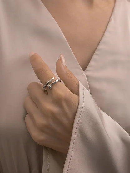 Bague Clou – acier inoxydable