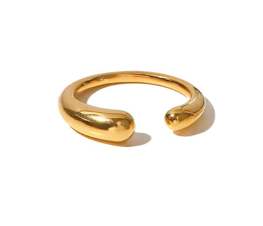 Bague Minimaliste Modestie dorée