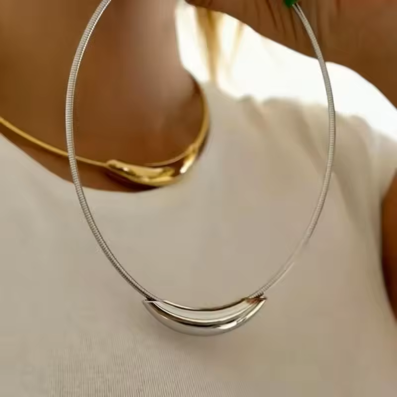 Collier Enigma doré