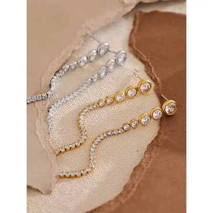 Boucles Éclat Infini en acier inoxydable doré