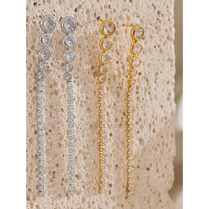 Boucles Éclat Infini en acier inoxydable doré