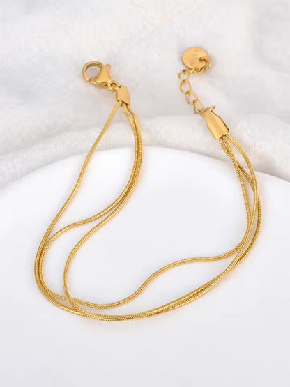 Bracelet féminin raffiné Idylle en acier inoxydable