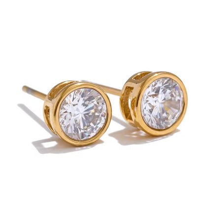 Boucles d’oreilles puces ores Magie en acier inoxydable
