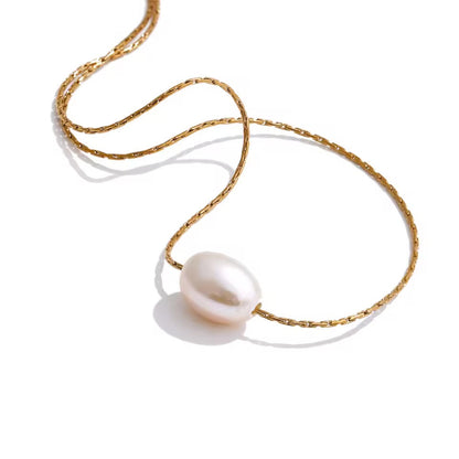 Collier Selena perle dorée