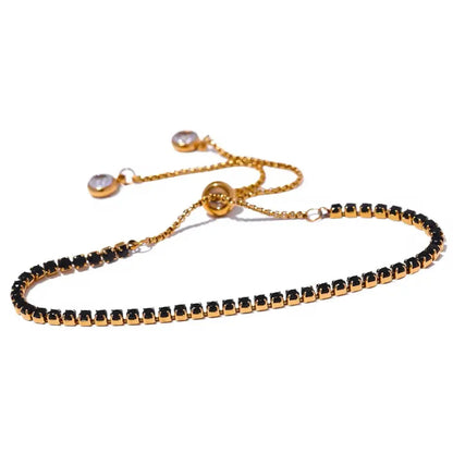 Bracelet Elora en acier inoxydable doré