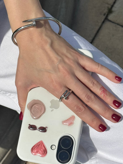 Bague Clou – acier inoxydable