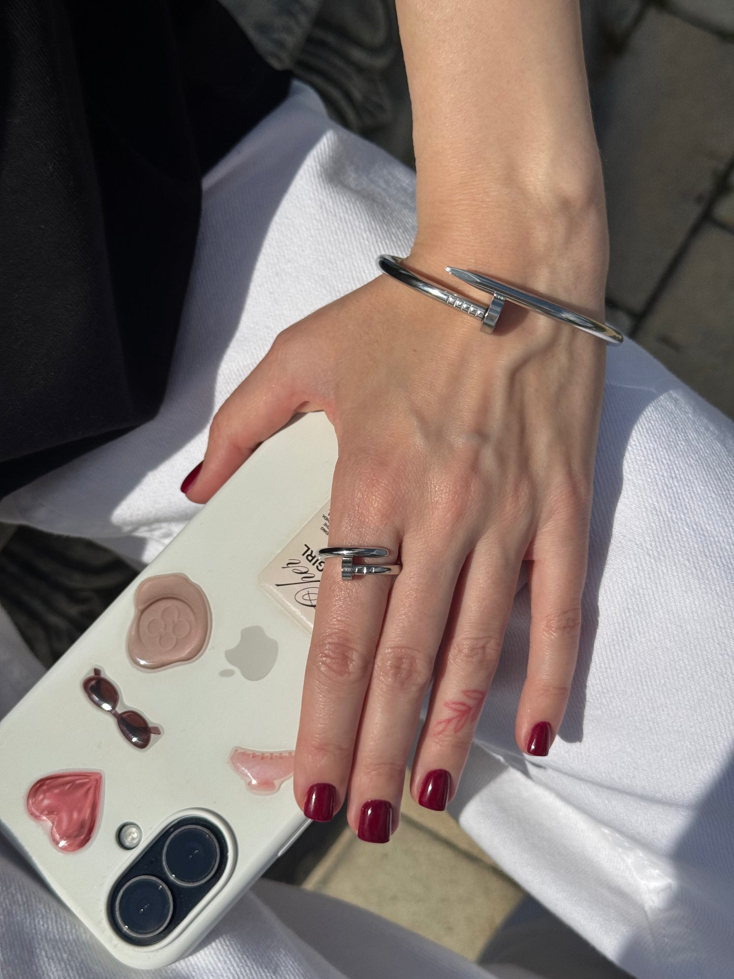 Bague Clou – acier inoxydable