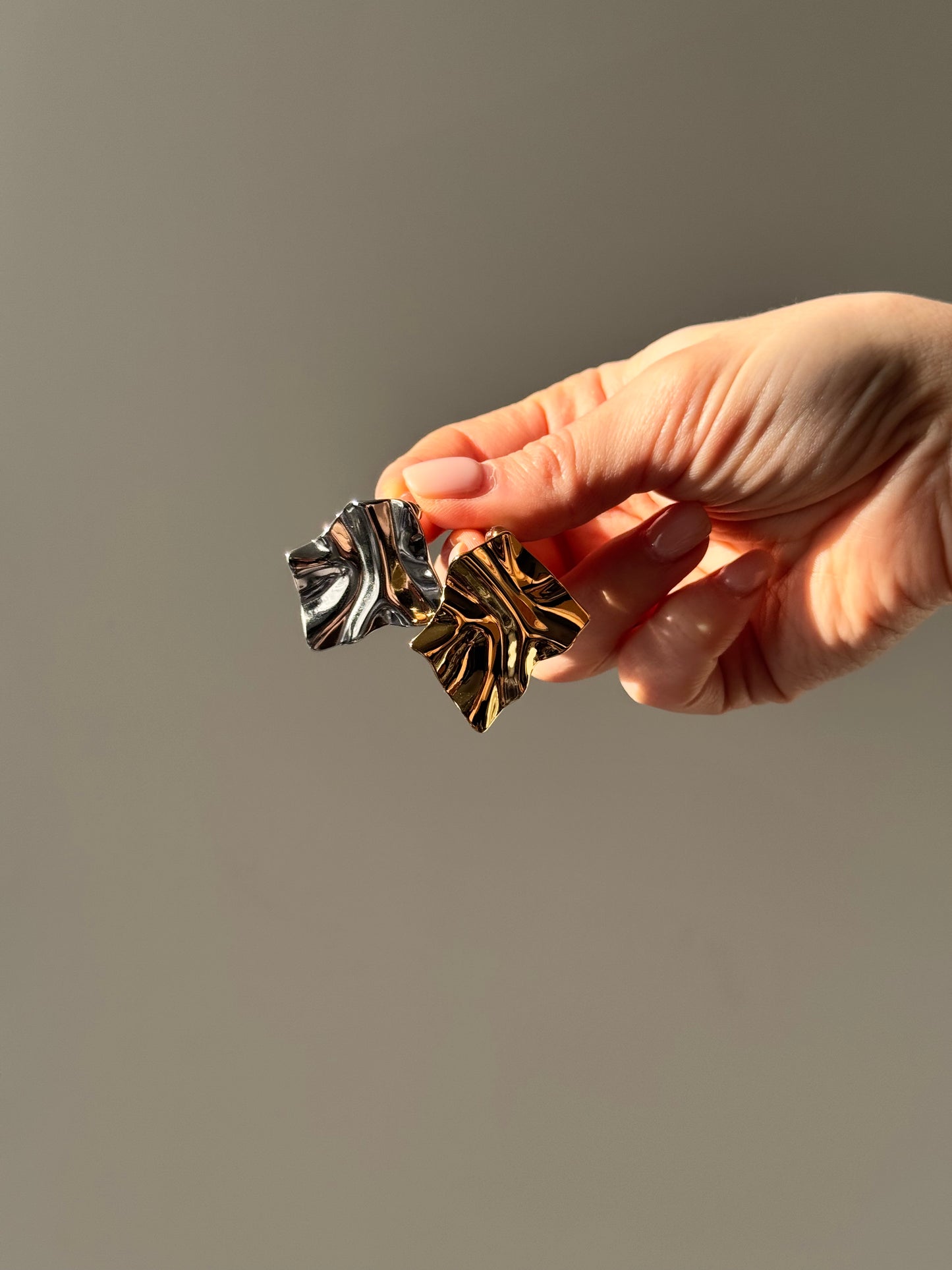 Boucles d’oreilles pendantes Illusion en acier inoxydable