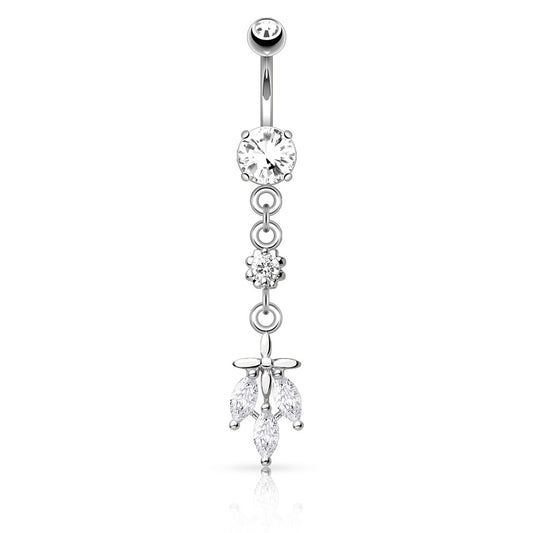 Piercing nombril Aube en acier inoxydable