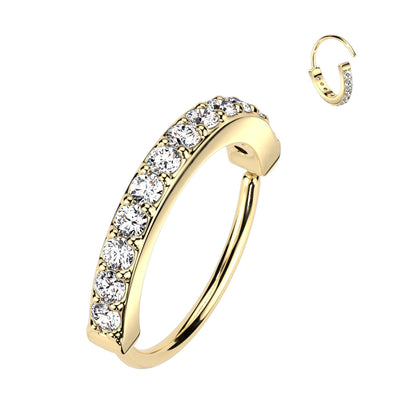 Anneau de piercing pour le nez