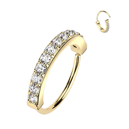Anneau de piercing pour le nez