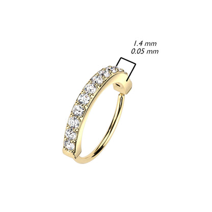 Anneau de piercing pour le nez