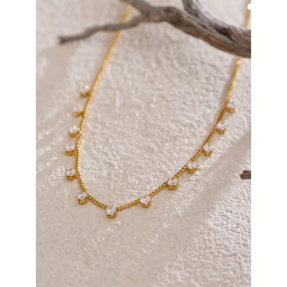 Collier Nora en acier inoxydable doré