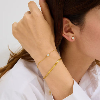 Bracelet Opale en acier inoxydable