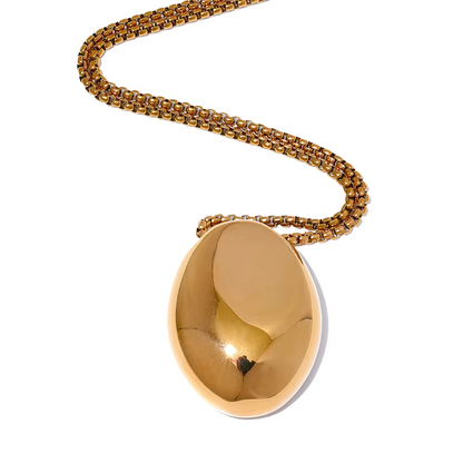 Collier Aura — en acier inoxydable doré