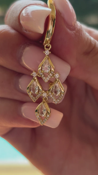 Piercing nombril à pendentif Élise en acier chirurgical