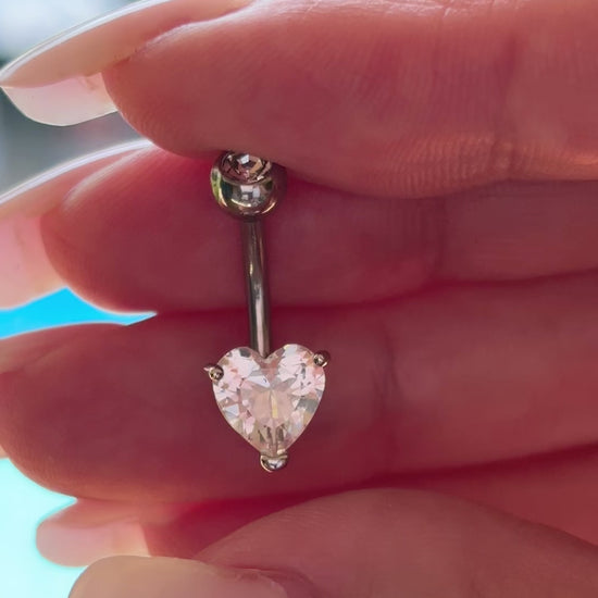 Piercing nombril Cœur Pur